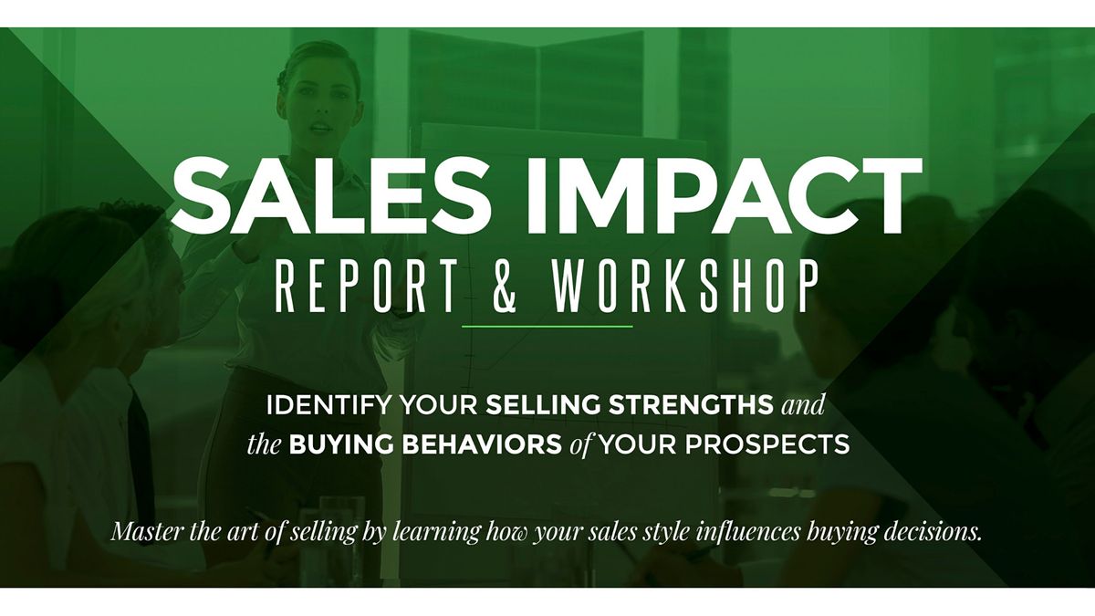 Maxwell Method Of Sales: Sales Impact Workshop- July 2021