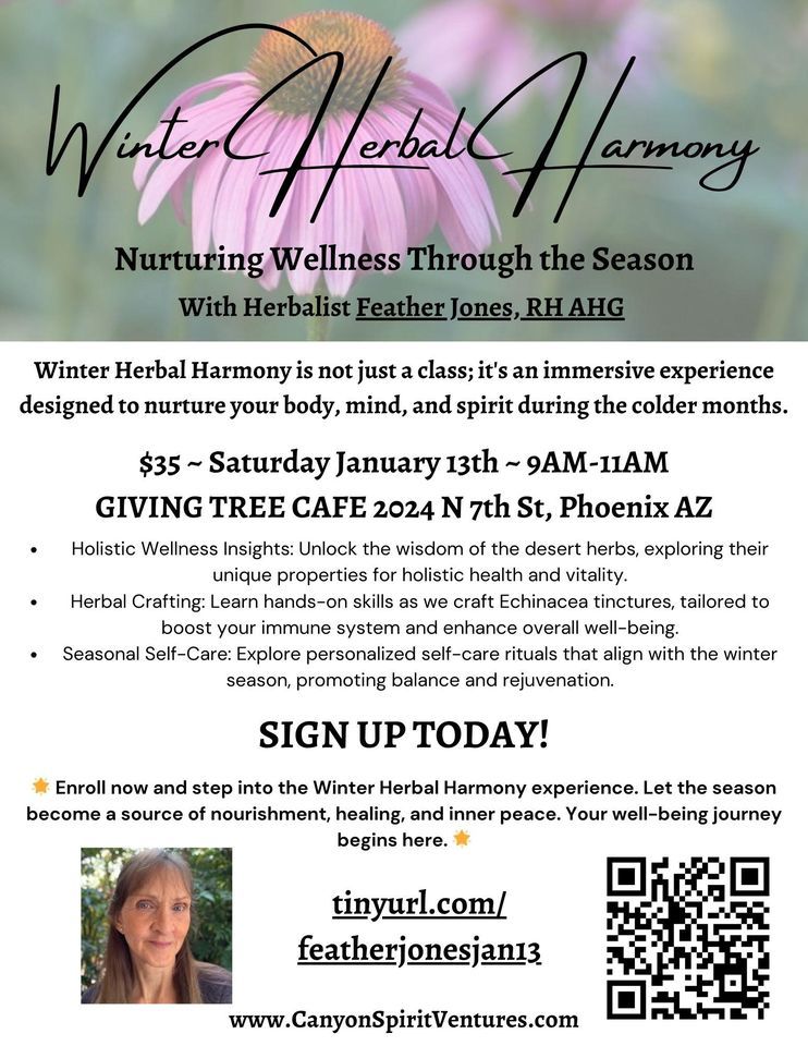Herbal Medicine Class with Feather Jones, Giving Tree Cafe, Phoenix, 13