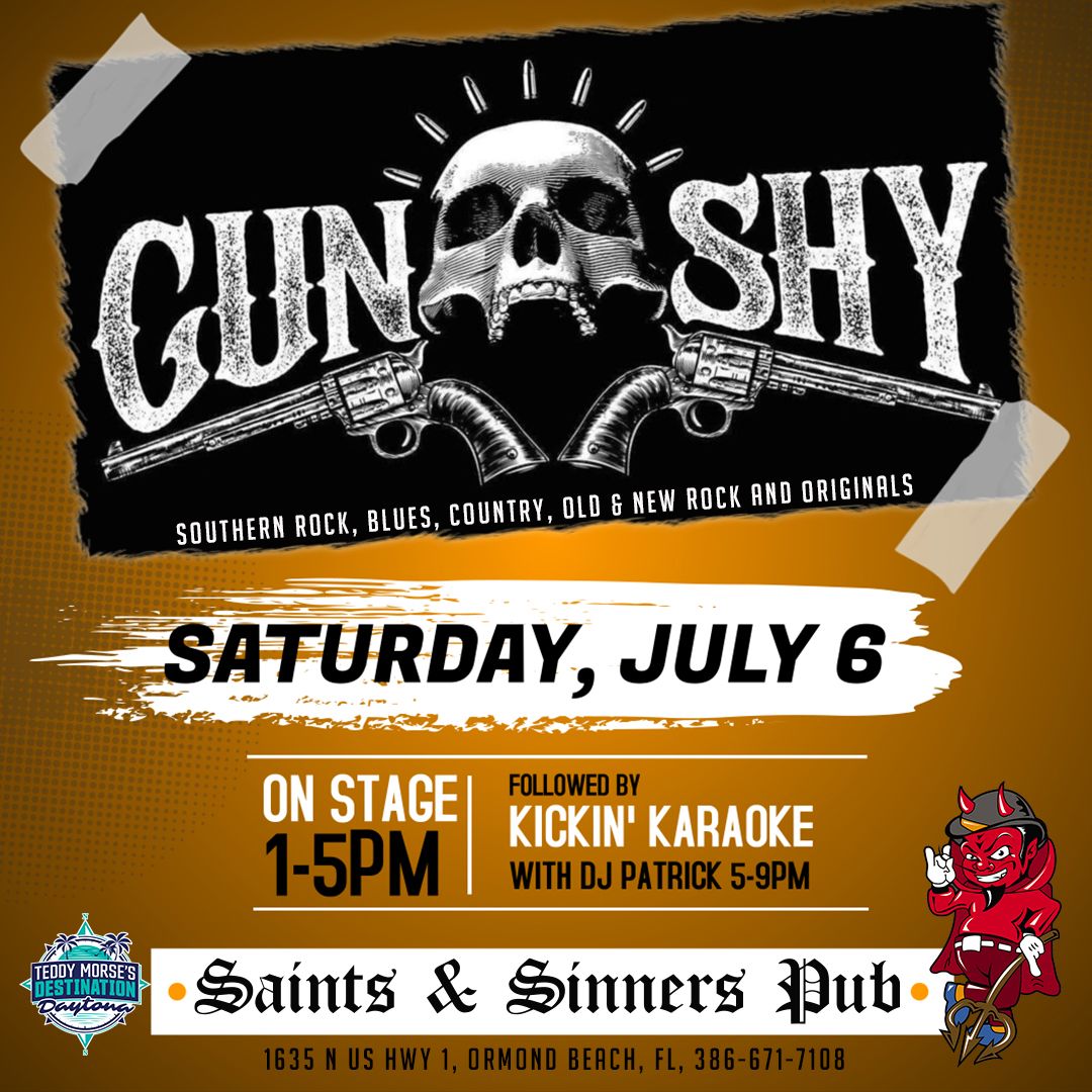 Gun Shy RETURNS on Saturday Afternoon!