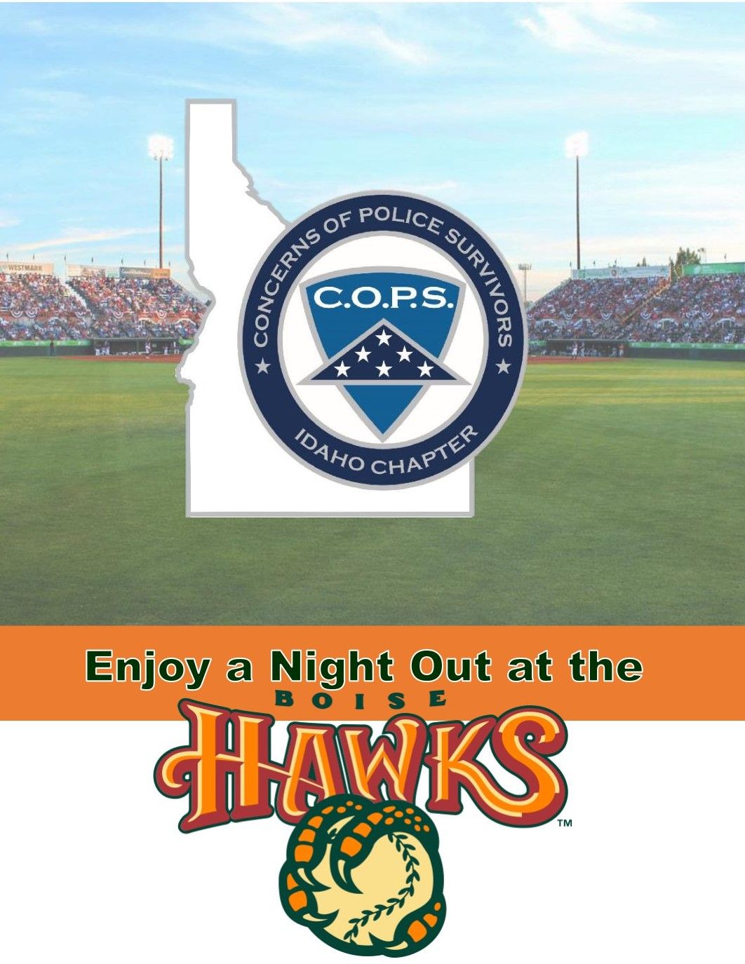 Idaho C.O.P.S. Night with the Boise Hawks