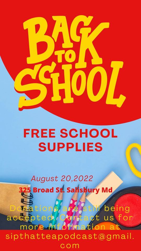 Back to school Community event, Charles H. Chipman Cultural Center