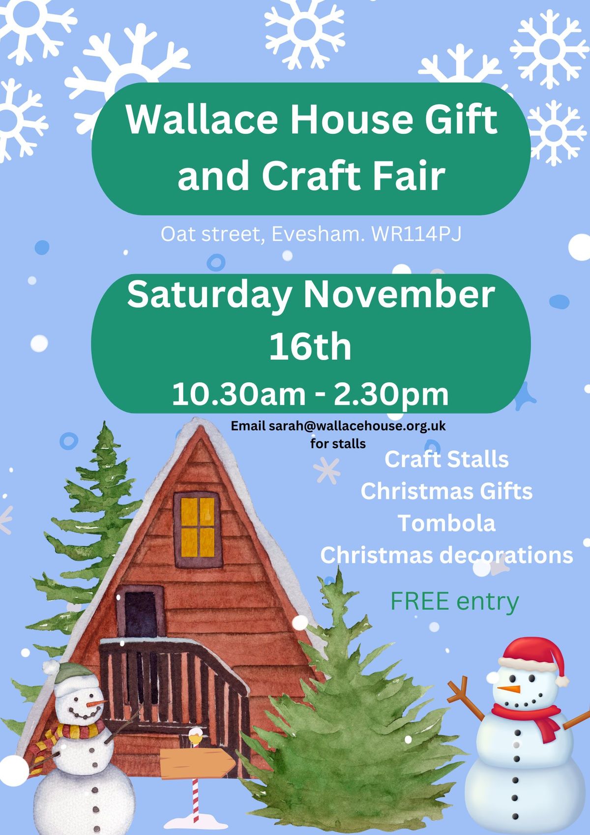 Wallace House craft fair