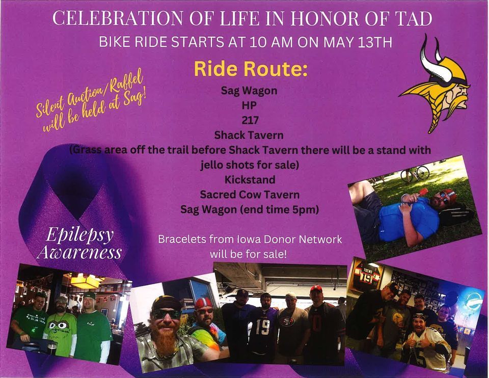 Tad Morrison Celebration of Life and Benefit Ride