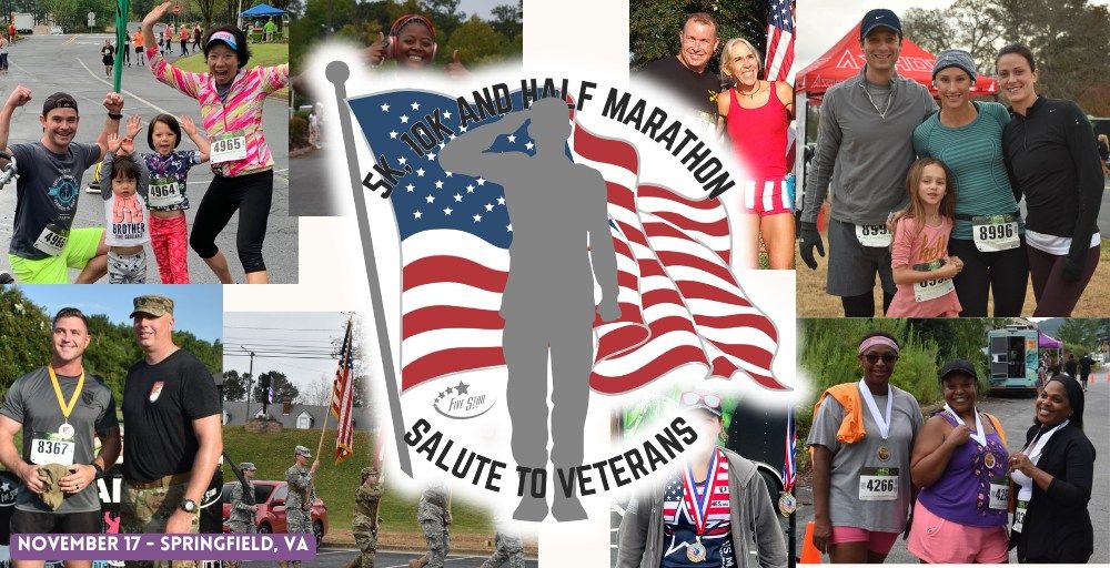 Salute to Veterans 5K\/10K\/Half Marathon - Metro DC