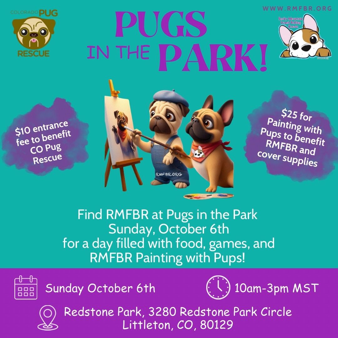 Painting with Pups at Pugs in the Park