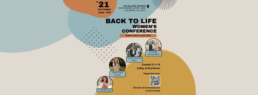 Back to Life Women's Conference