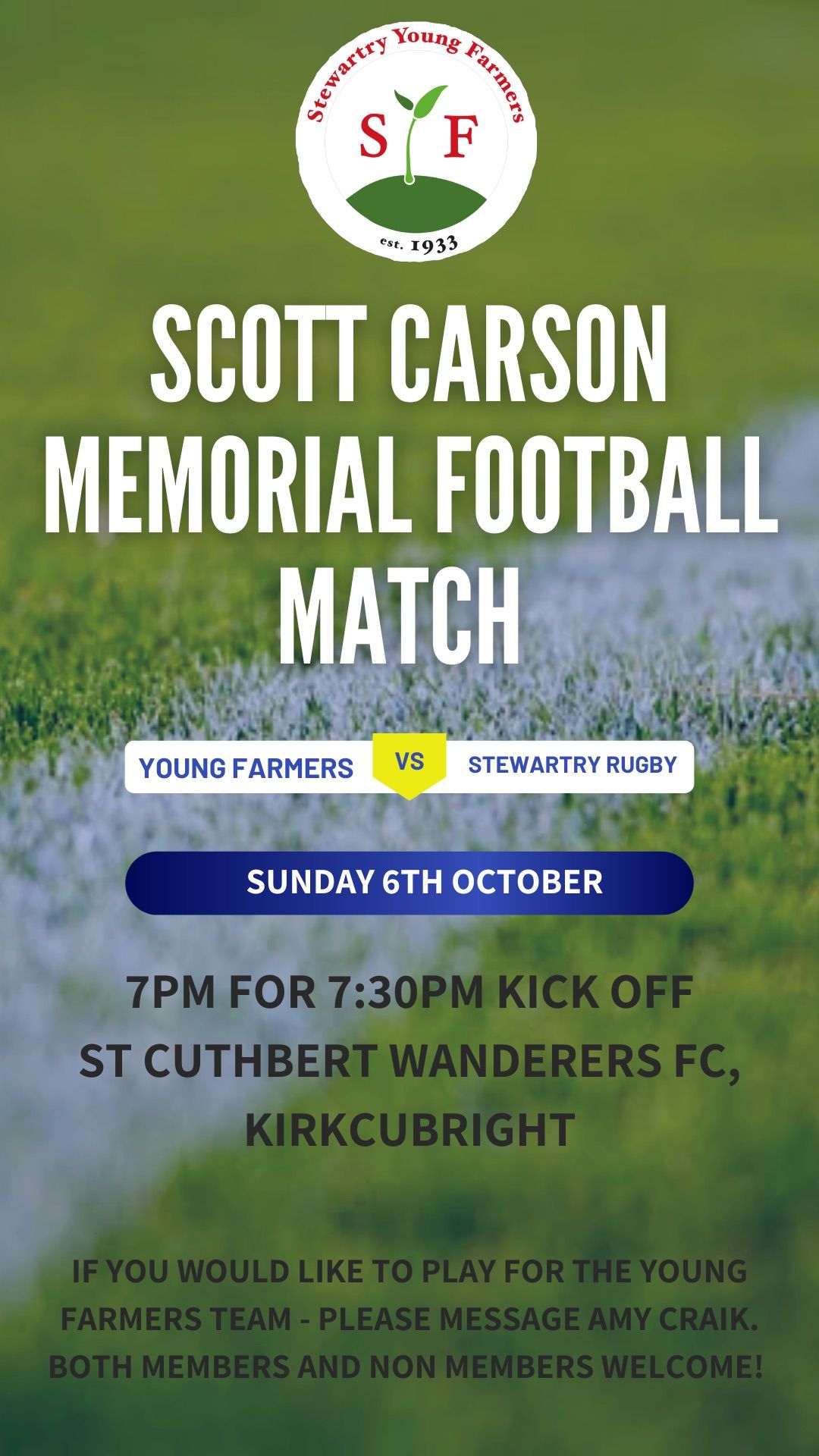 Scott Carson Memorial Football Match 