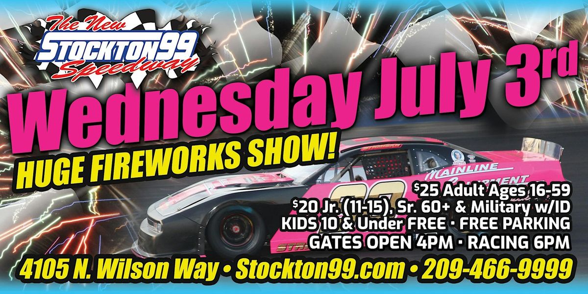 Ron Strmiska Firecracker 90  with a HUGE fireworks show & racing!