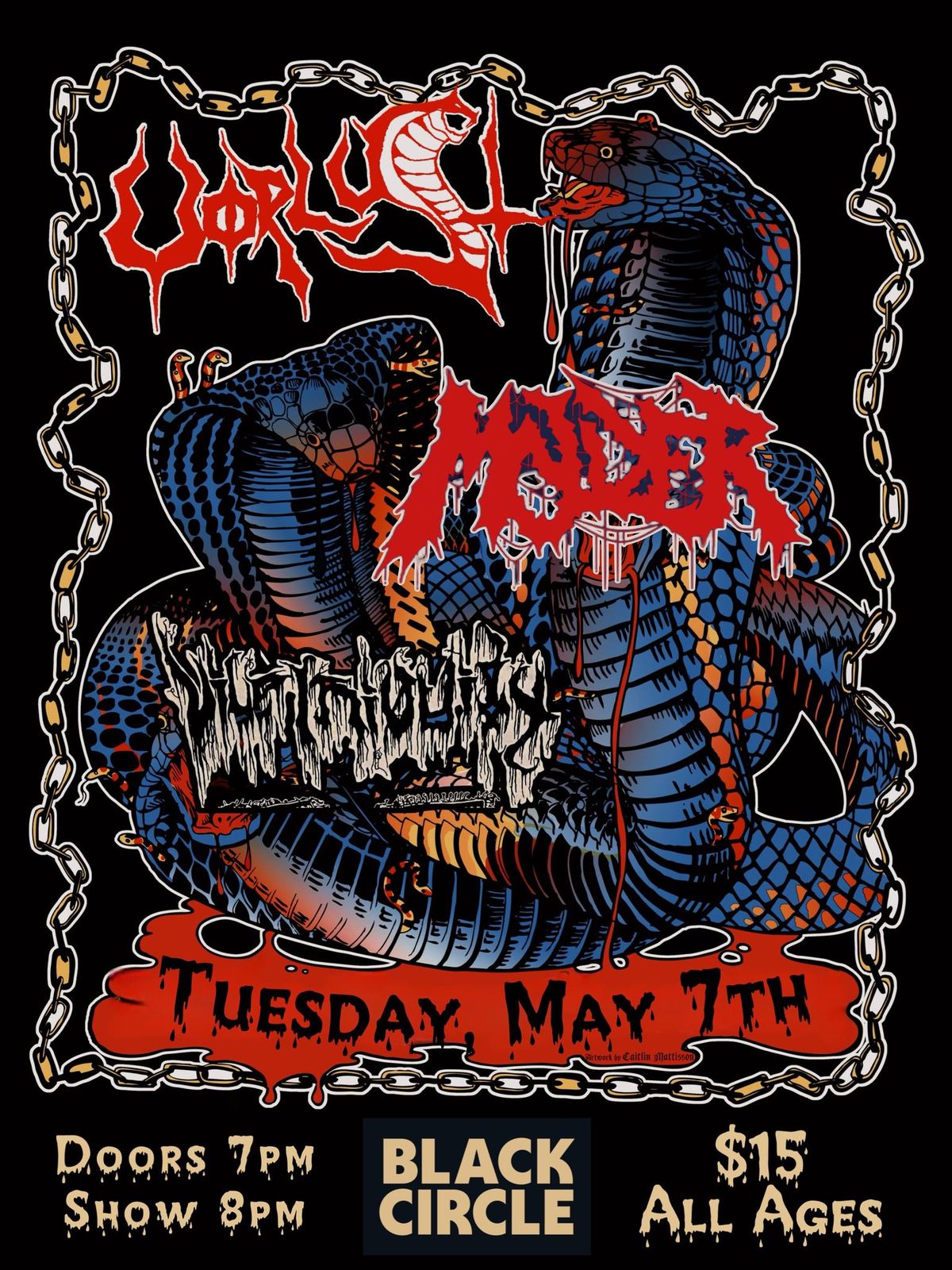Stranger Attractions Presents VORLUST w\/ MOLDER and VILE INIQUITY!! 