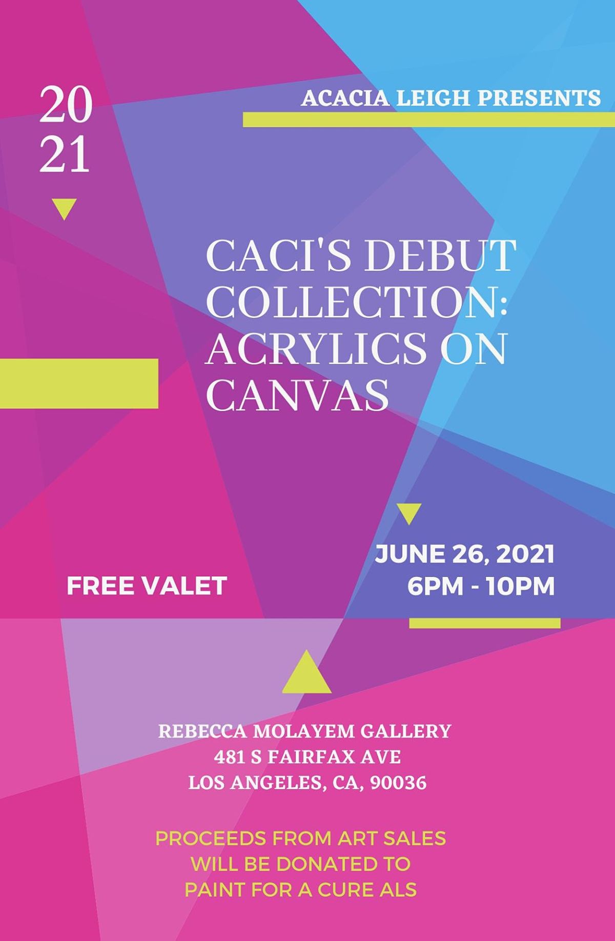 Caci's Debut Collection: Acrylics On Canvas
