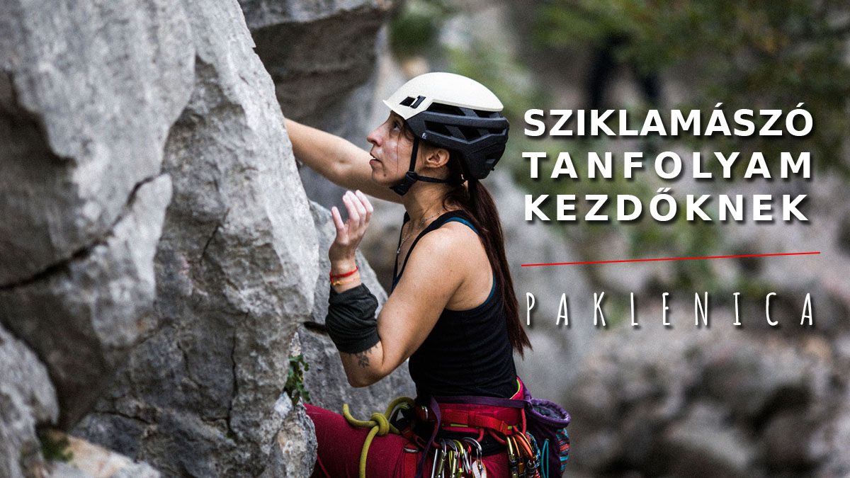 Sziklam\u00e1sz\u00f3 tanfolyam kezd\u0151knek, Paklenica