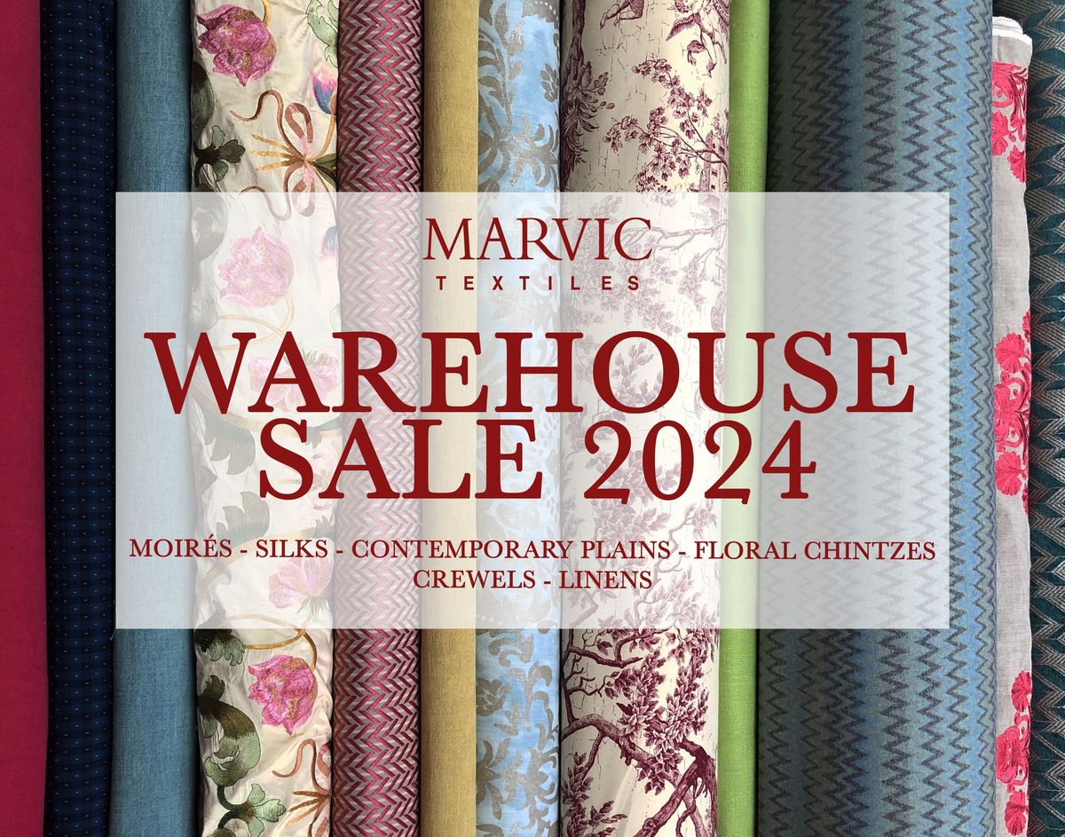 MARVIC TEXTILES WAREHOUSE SALE 2024