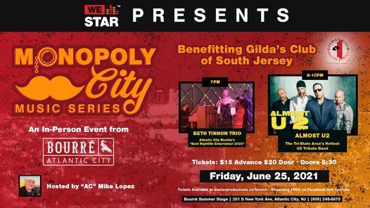 WeStar Productions Presents: Monopoly City Music Series - Beth Tinnon Trio \/ Almost U2