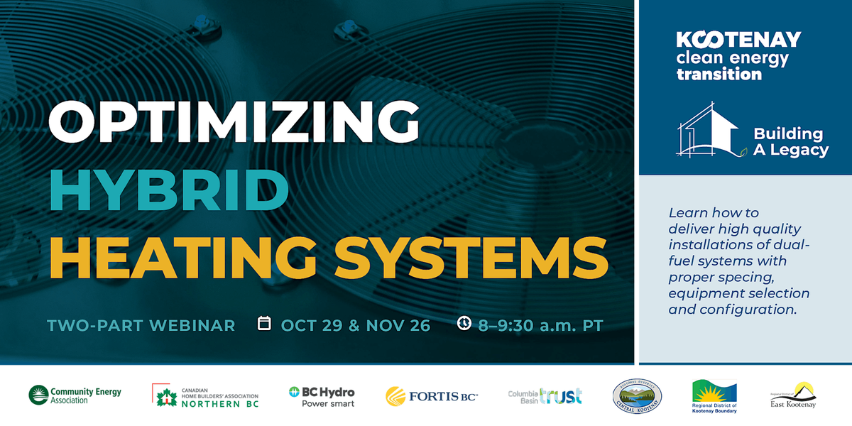 Optimizing Hybrid Heating Systems: A two-part webinar for HVAC contractors