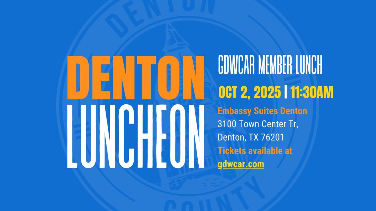 Denton Luncheon - October 2025