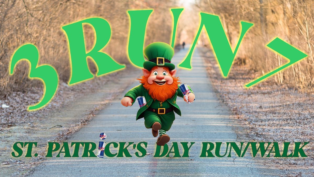 It's a St Paddy's Day Run\/Walk with Red Bull!