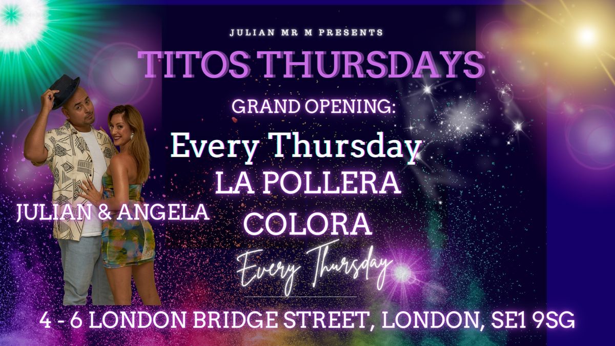 Titos Thursdays Bachata Classes and Party with Ritmo Latino in London