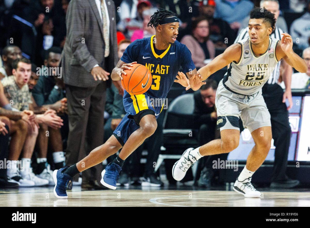 North Carolina A&T Aggies at Wake Forest Demon Deacons Mens Basketball