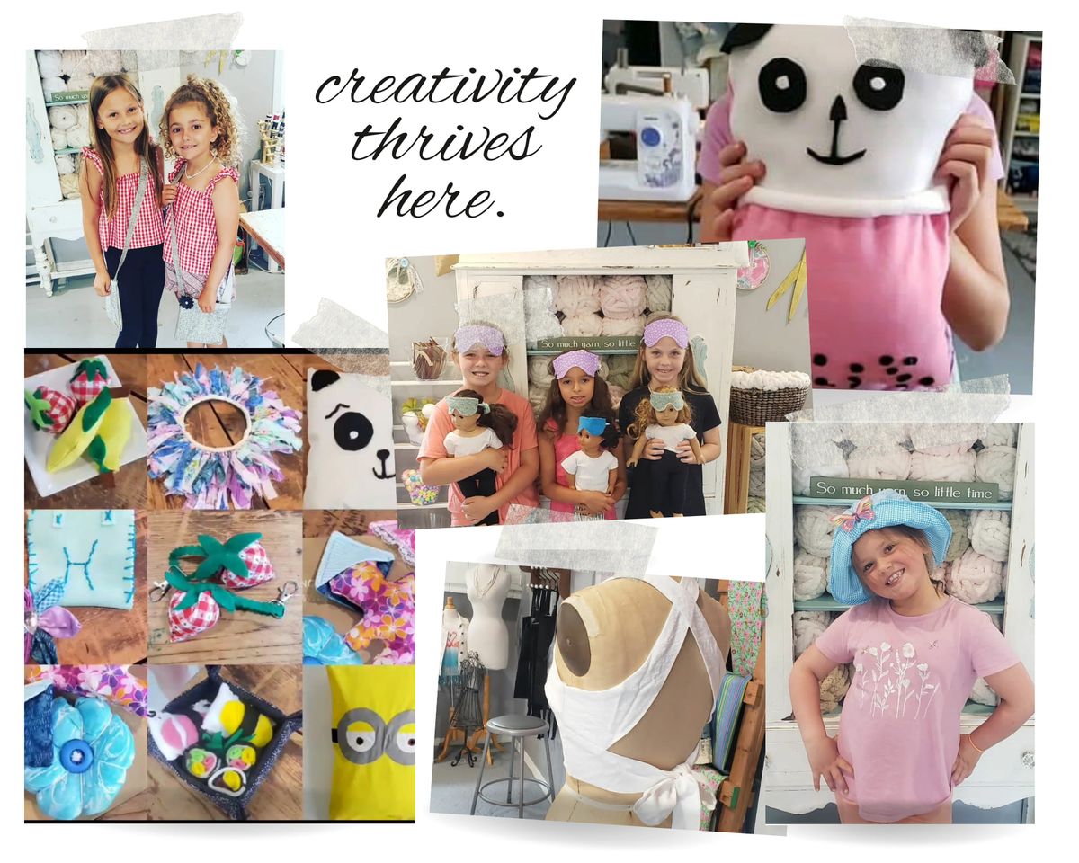 No School - SEW & CRAFT Day Camp PLUS PIZZA [ AM & PM sessions ]