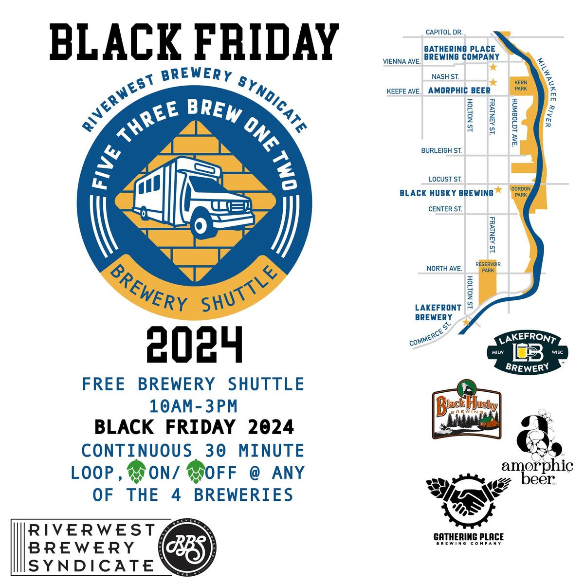 Black Friday FREE RBS Shuttle Bus!