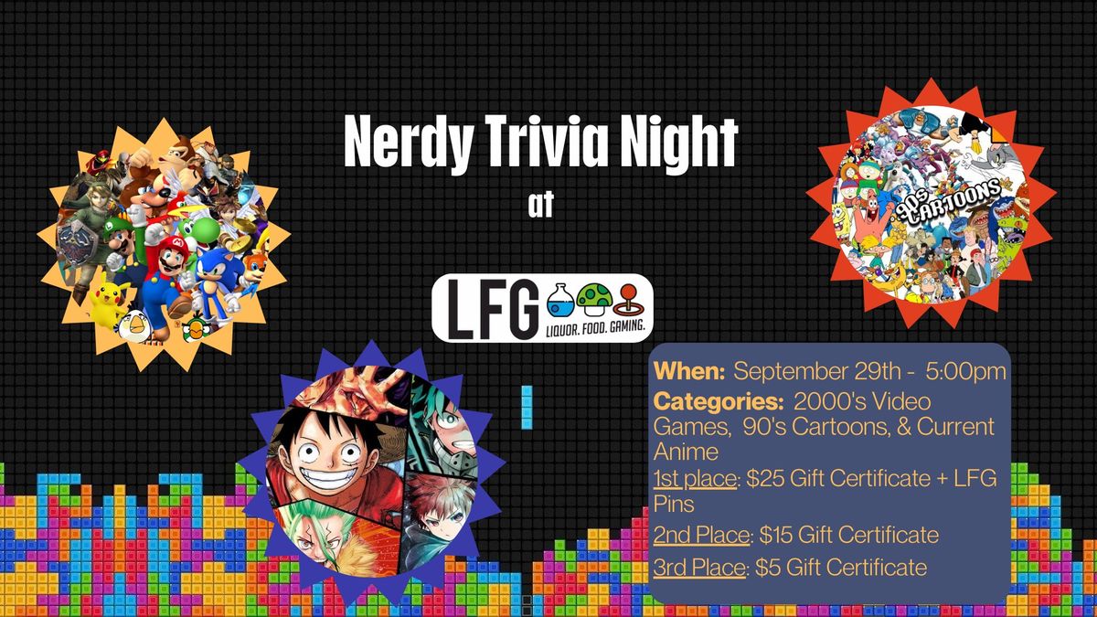 Nerdy Trivia Night!