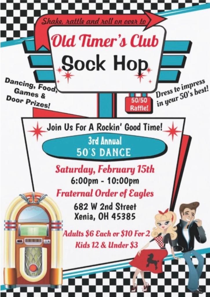 Old Timers Club's 3rd Annual Sock Hop