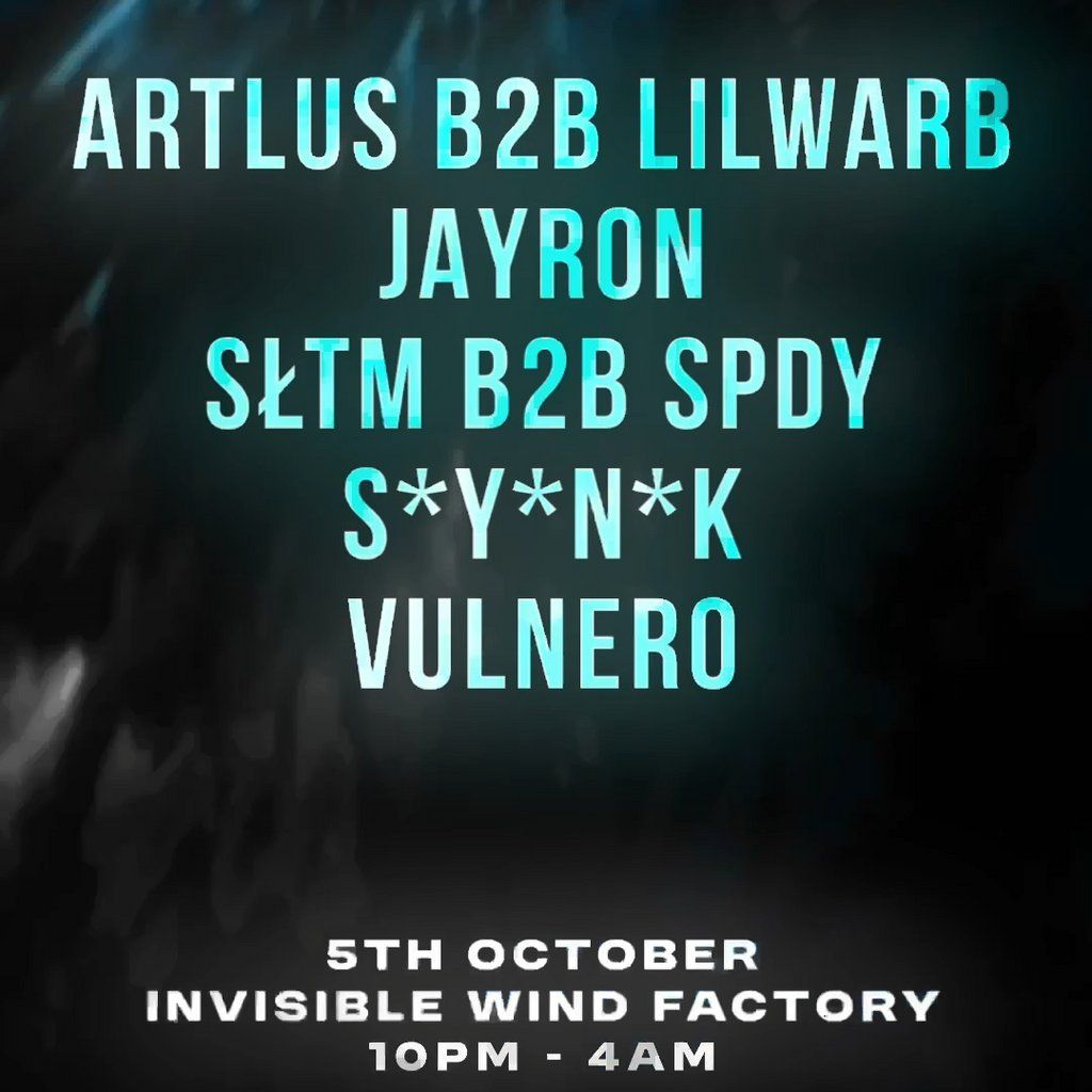 TRIPNO TAKEOVER: Invisible Wind Factory