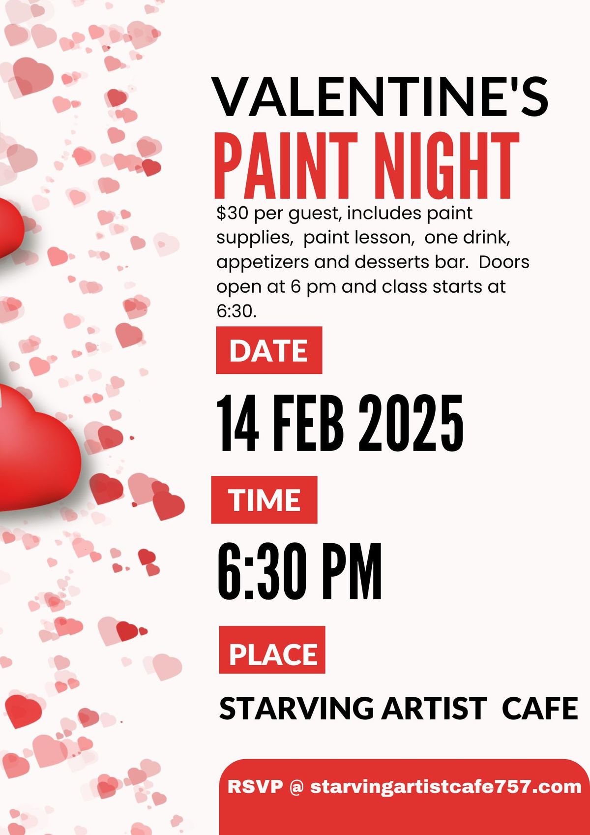 Valentines Paint Night