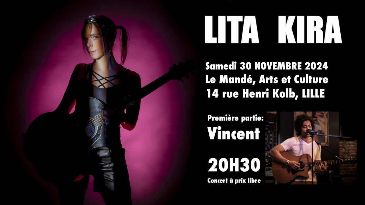 Concert de LITA KIRA \/ Vincent au Mand\u00e9 !!