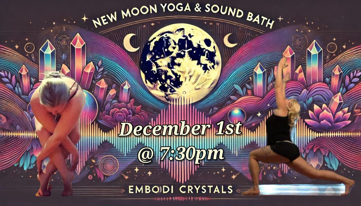 New Moon in Sagittarius Yoga & Sound Bath