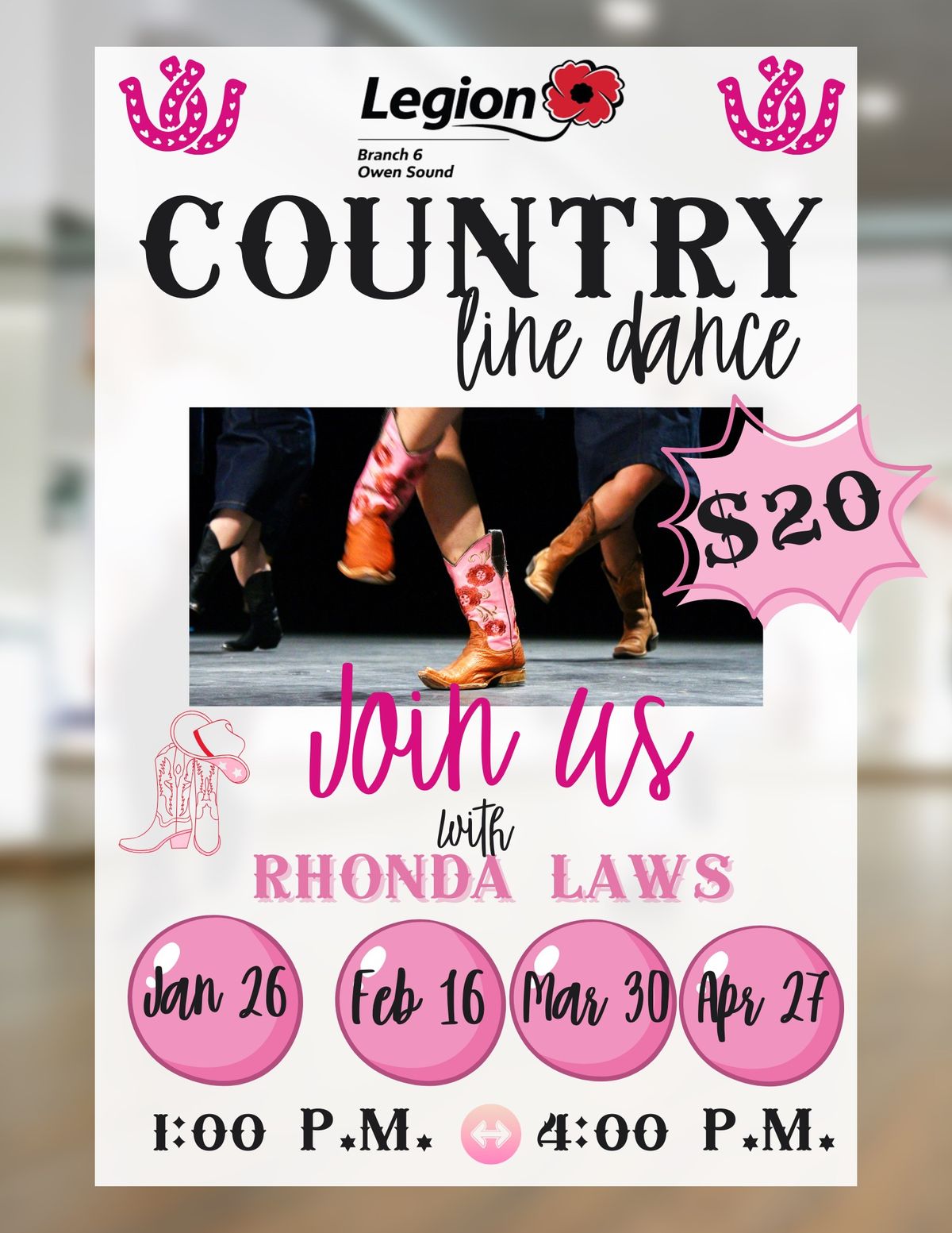 Country Line Dancing with Rhonda Laws