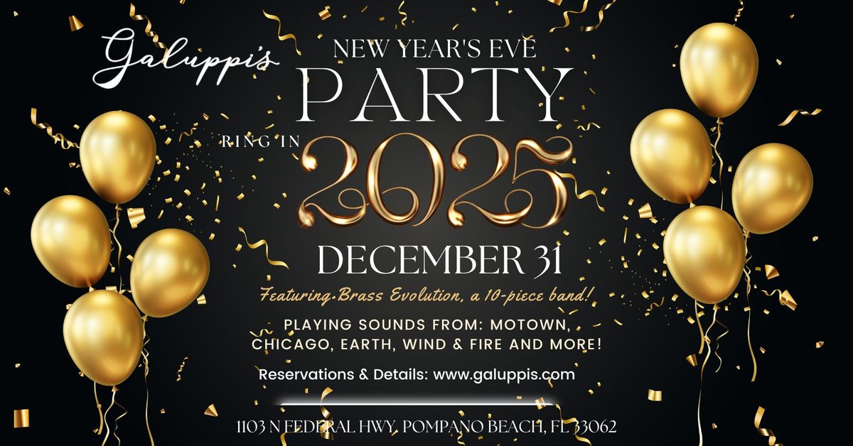 New Year\u2019s Eve Party @ Galuppi's Tues. December 31