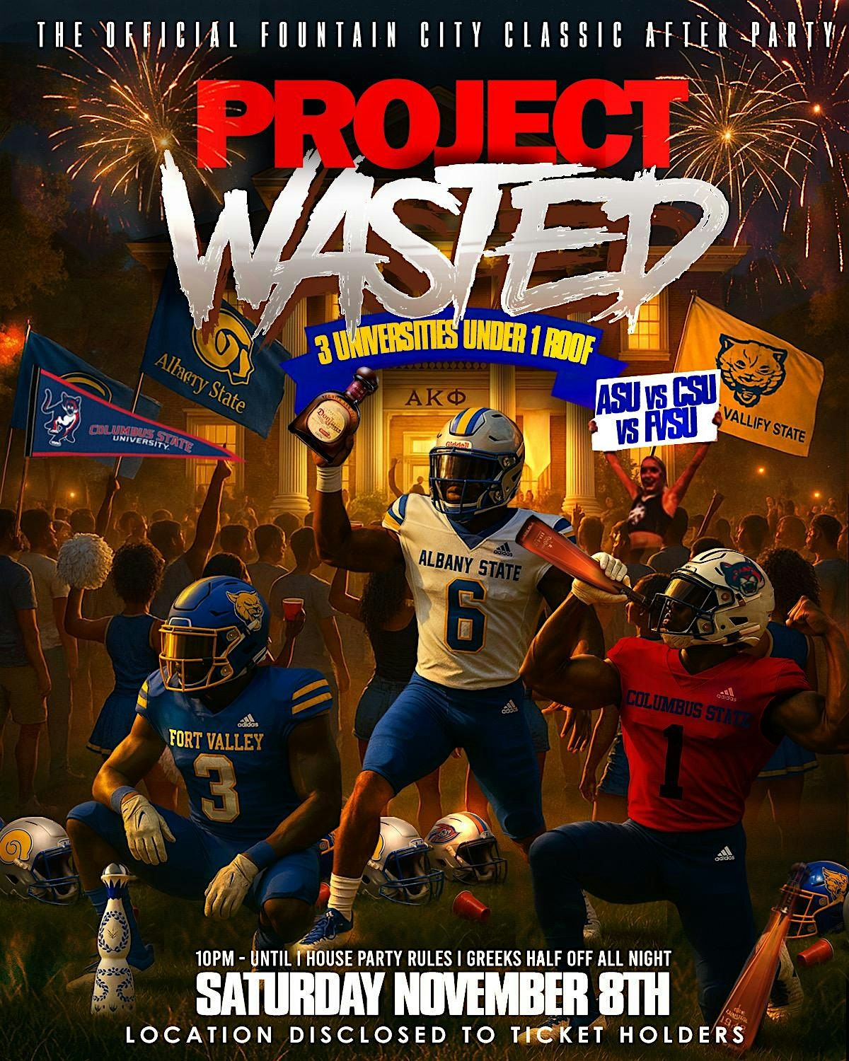 PROJECT WASTED : THE OFFICIAL FOUNTAIN CITY CLASSIC AFTER PARTY