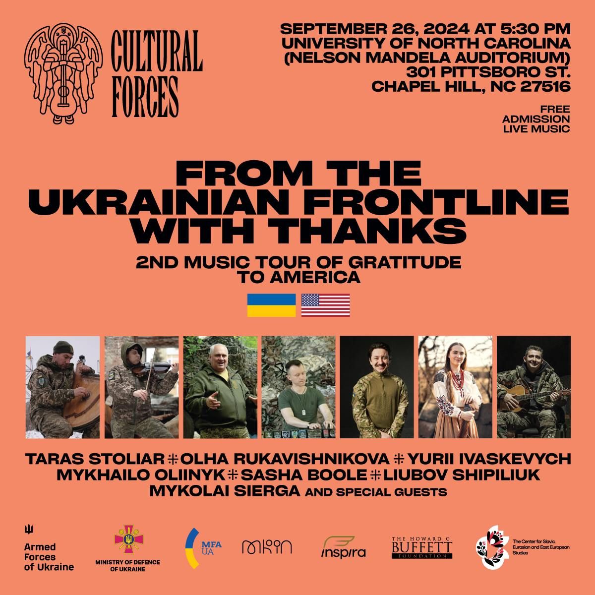 Cultural Forces of Ukraine: Presentation and Concert