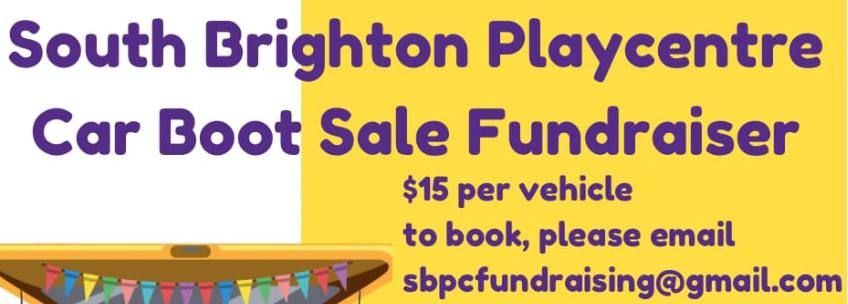 South Brighton Playcentre Car Boot Sale Fundraiser