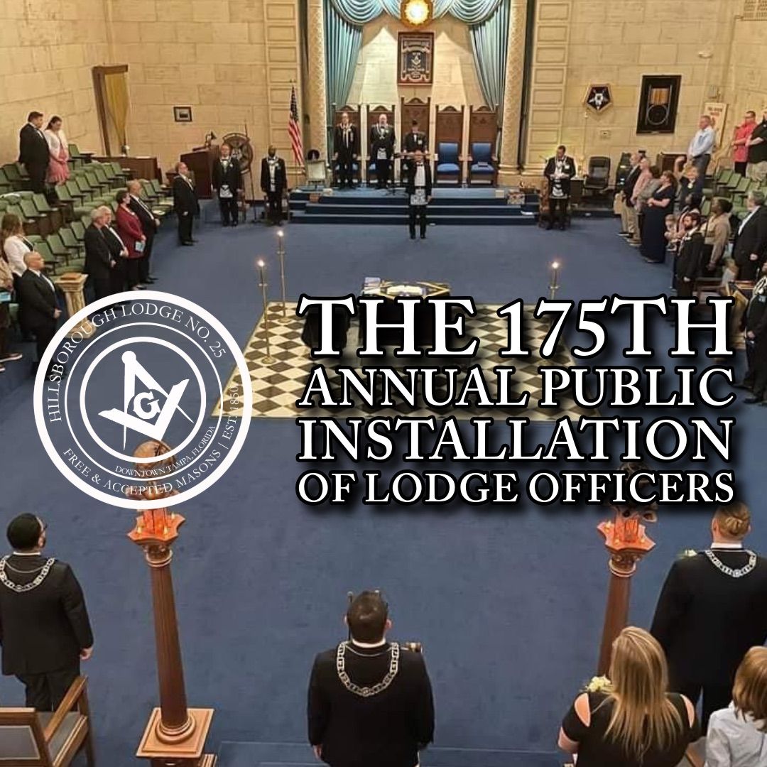 175th Public Installation of Lodge Officers