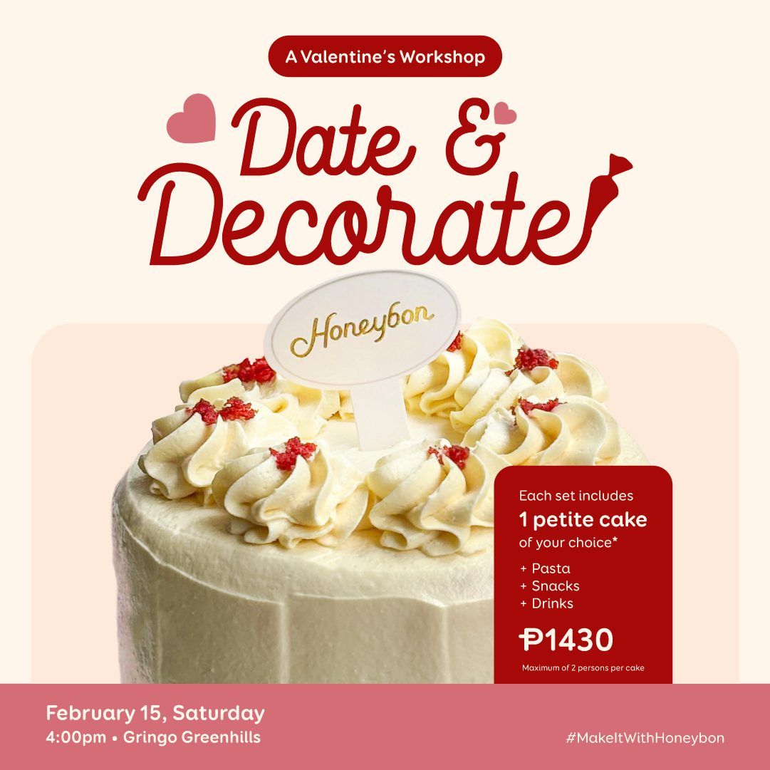 Learn how to decorate a cake for Valentines Day with Honeybon! \ud83d\udc96