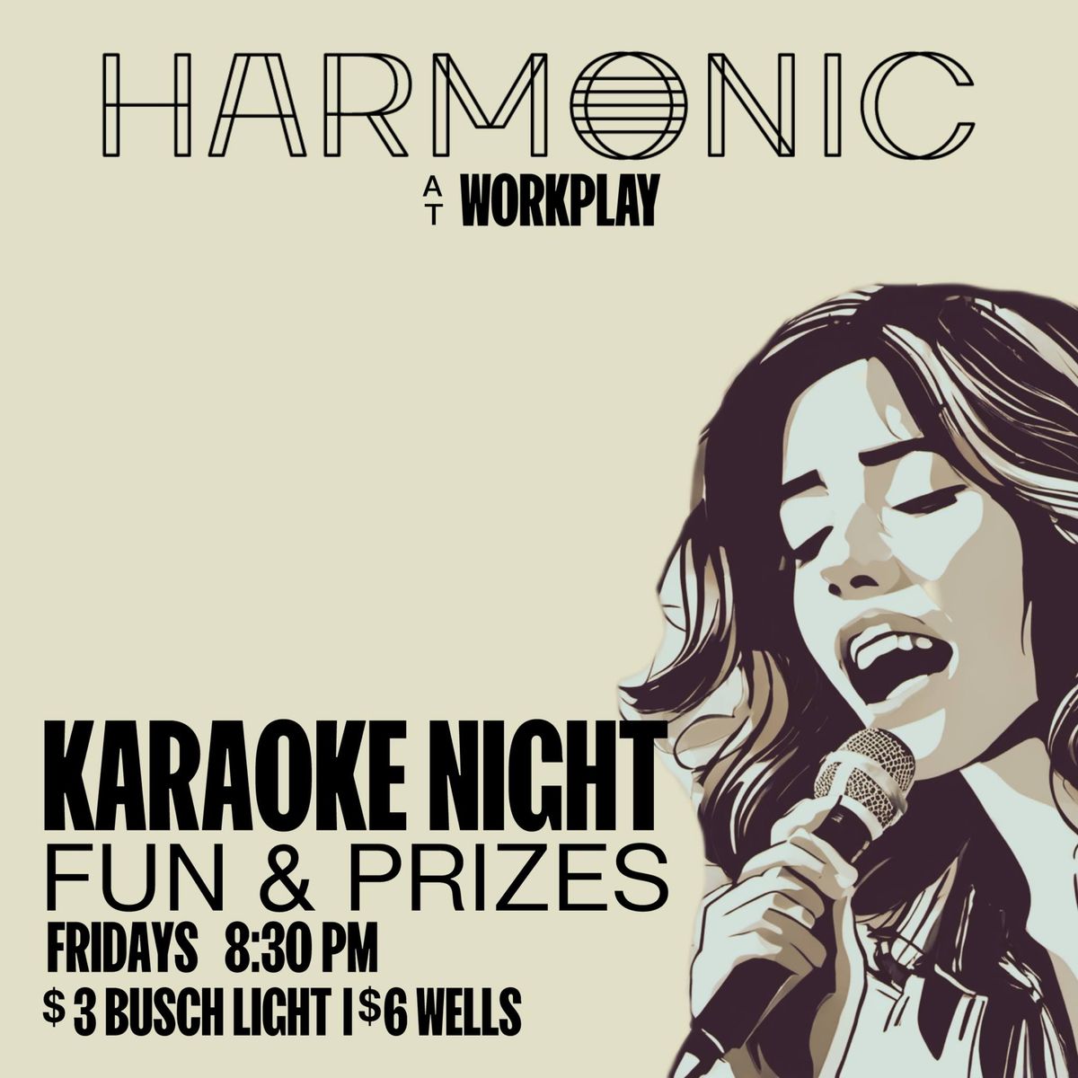 Karaoke Night at HARMONIC at WORKPLAY 