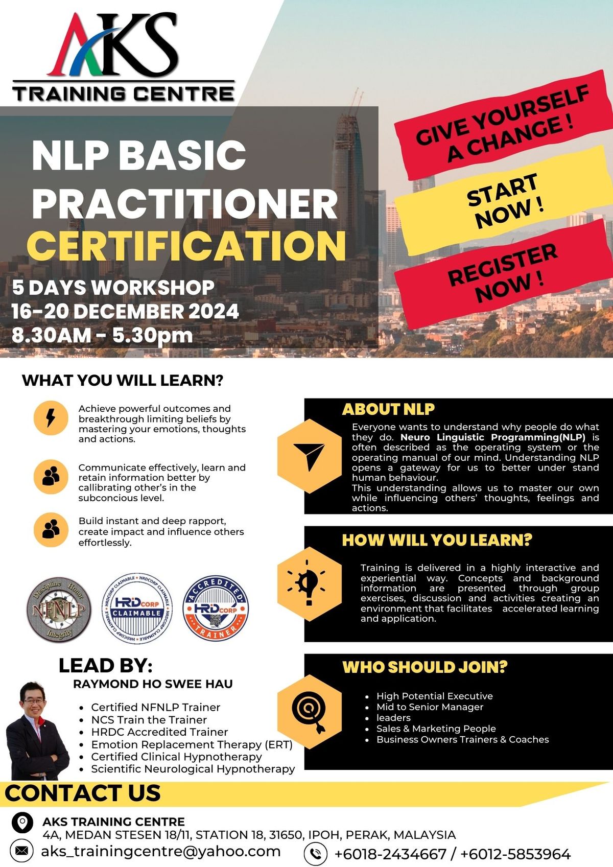 Unlock Your Potential with NLP Basic Practitioner Certification!