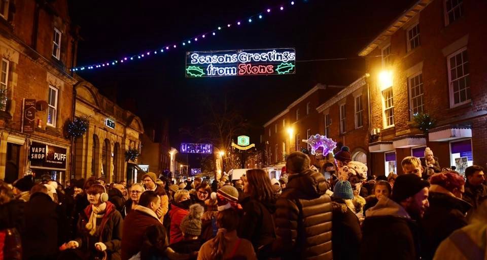 The Little Crystal Boutique at Stone Christmas Light Switch On