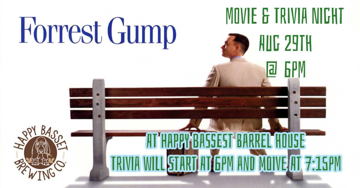 Forrest Gump Movie\/Trivia Night 