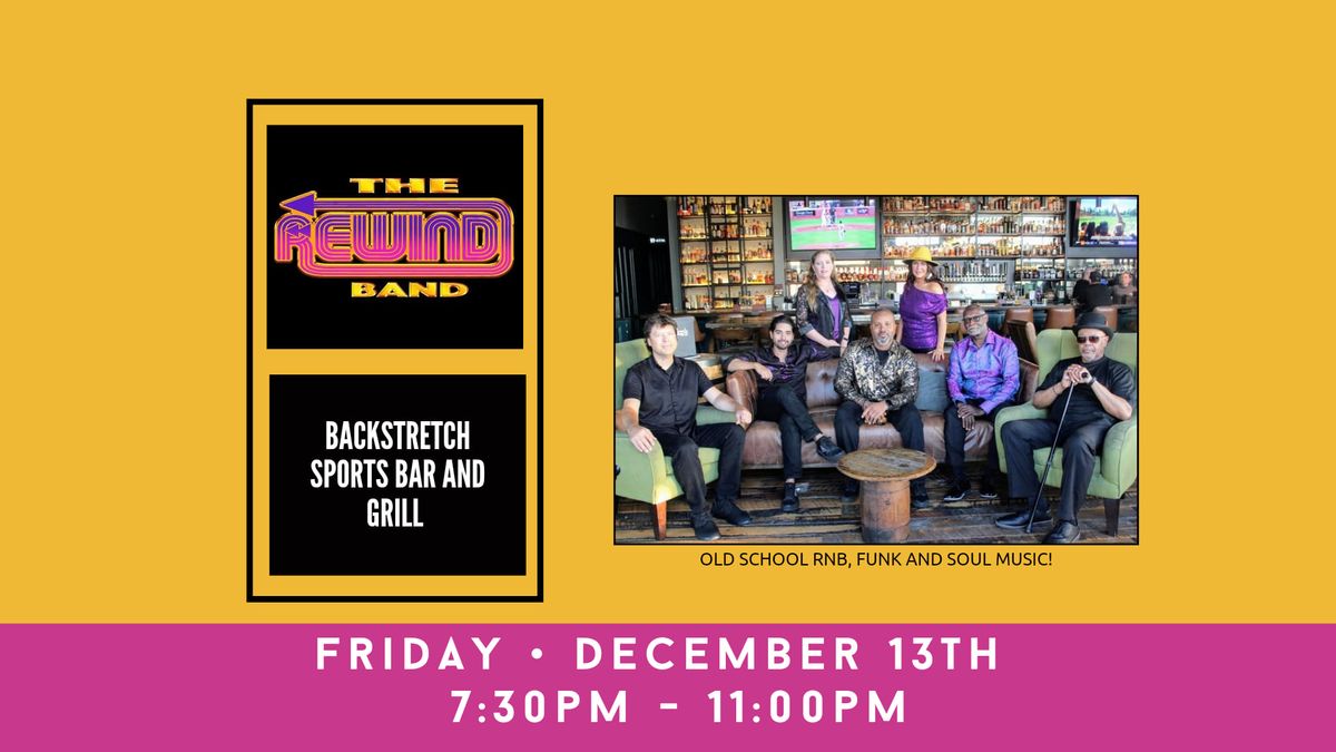 The Rewind Band at Backstretch Sports Bar