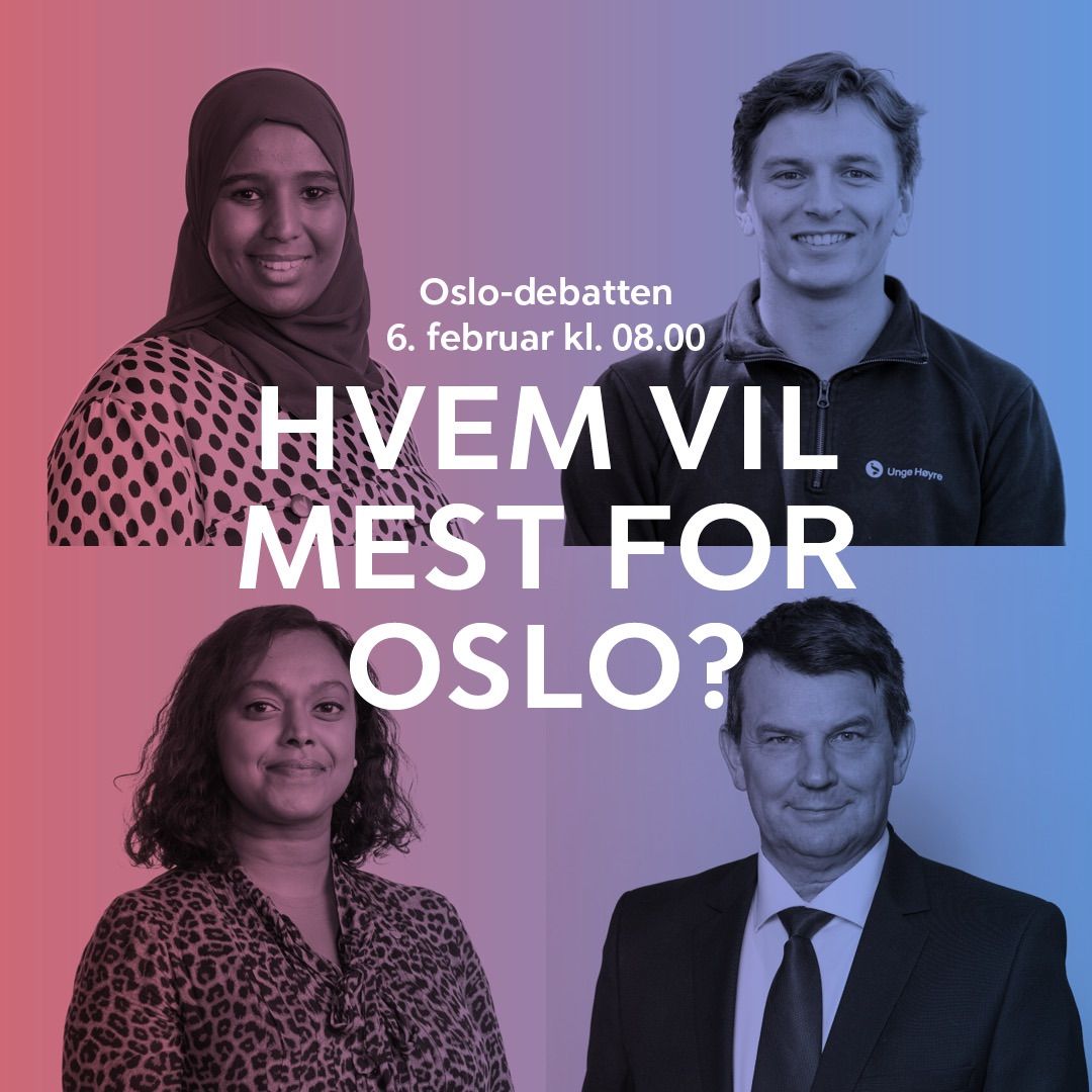 \u00c5rets f\u00f8rste oslodebatt - Hvem vil mest for Oslo?