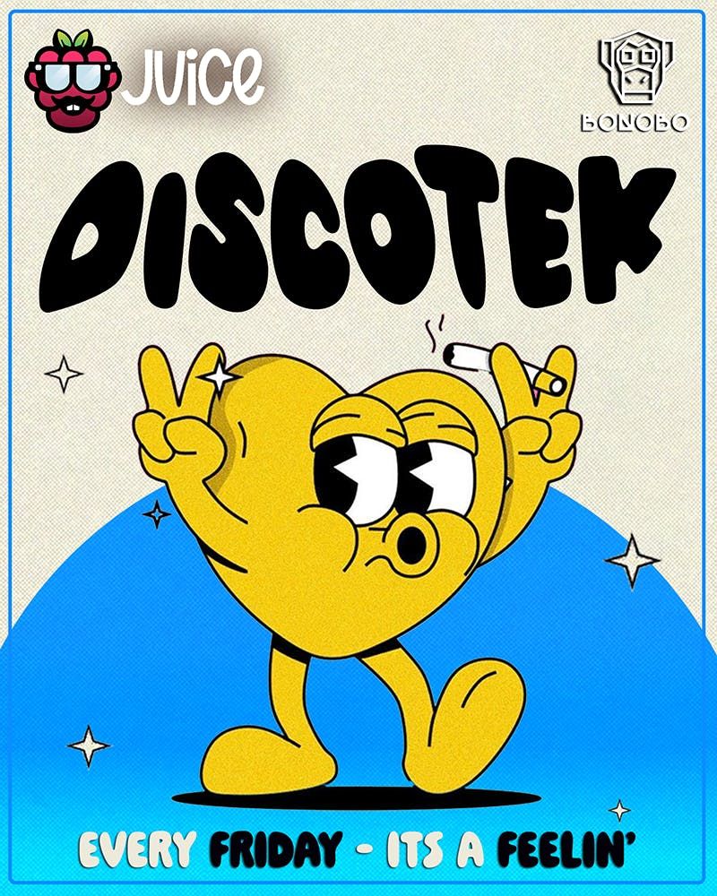 \ud83e\udea9 Friday 3rd October \u2013 Discotek \ud83e\udea9