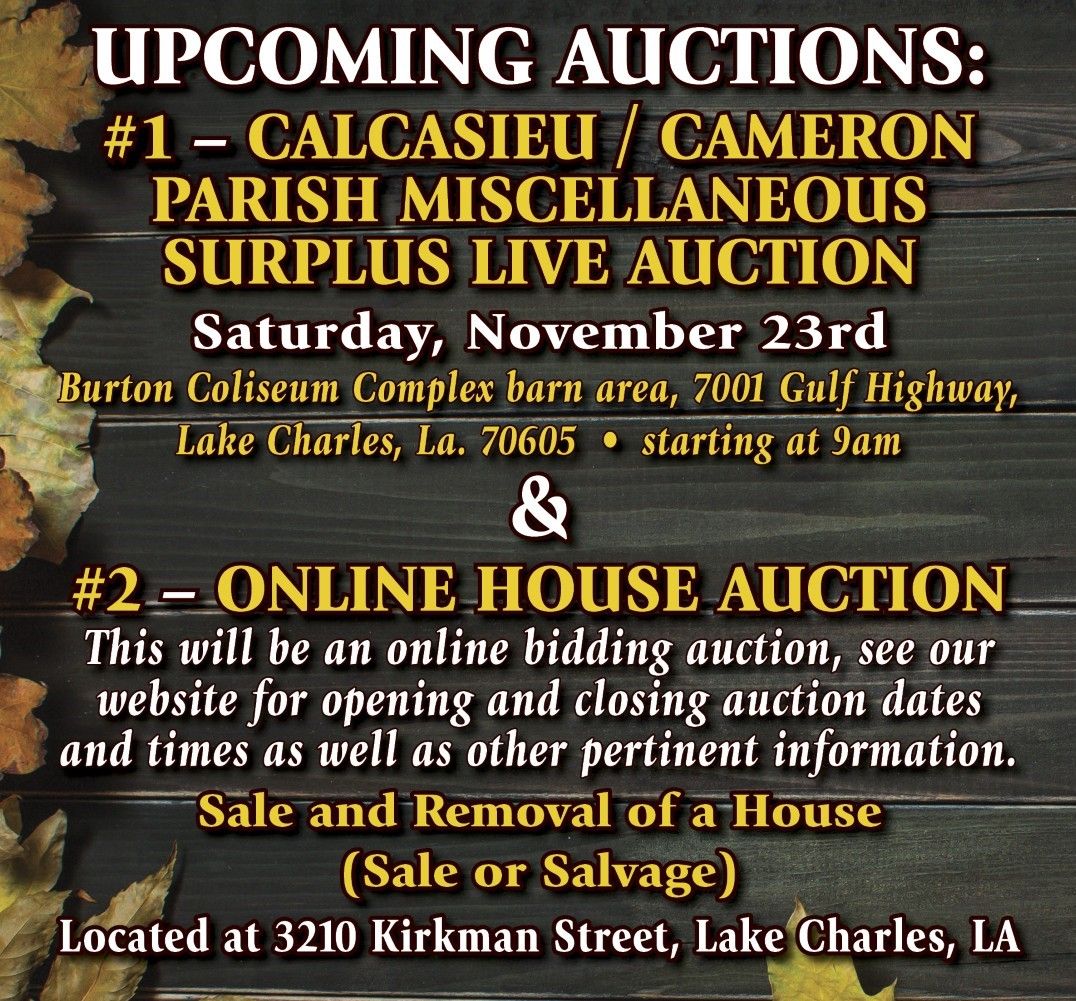 Cal\/Cam Miscellaneous Item Surplus Auction