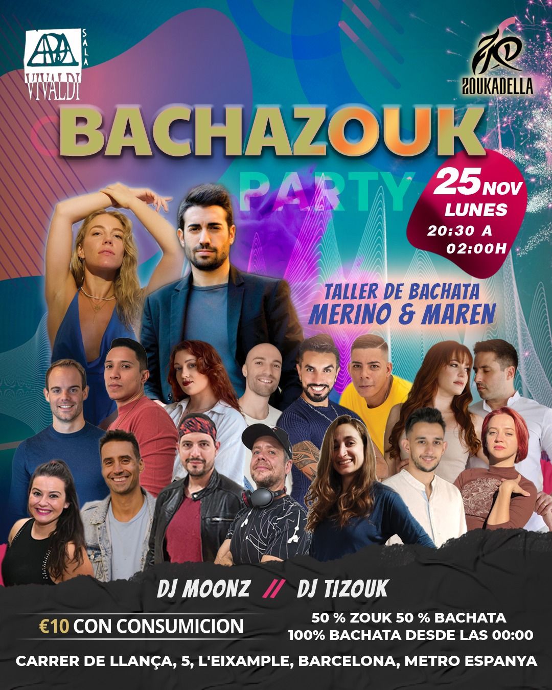 BachaZouk Monday in Vivaldi CON TALLER - TERMOMETRO PARTY \ud83c\udf21\ufe0f-