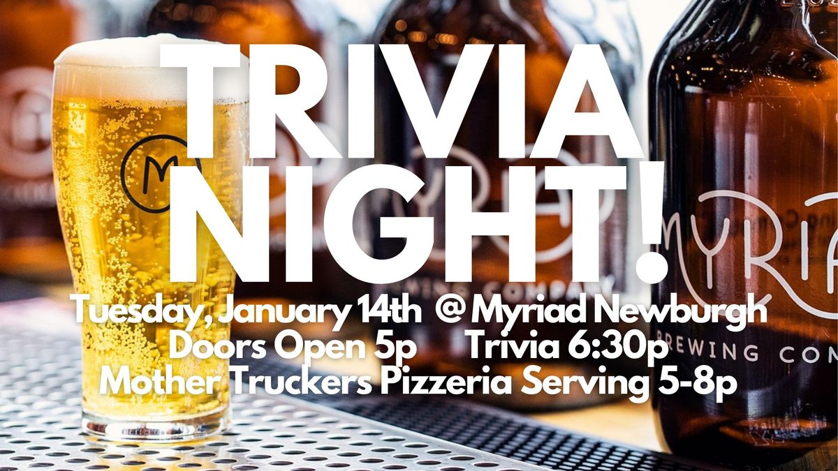 Trivia Night! at Myriad Brewing Co. - Newburgh