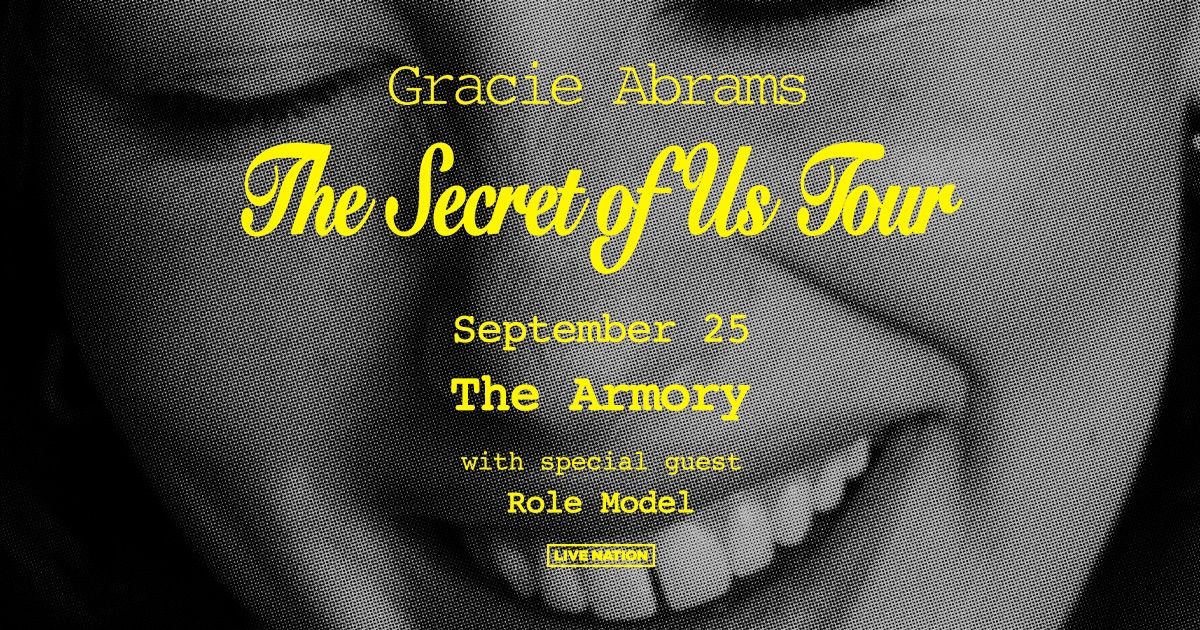 Gracie Abrams: The Secret of US Tour - LIVE at The Armory