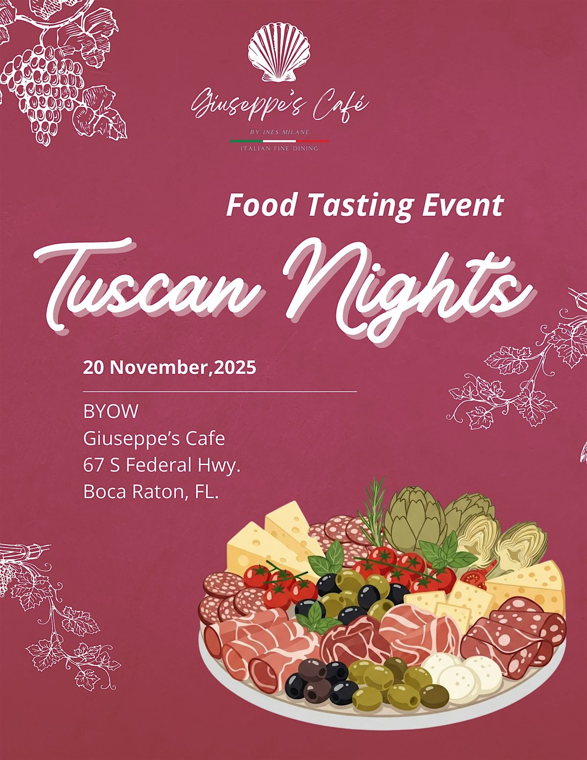 Tuscan Nights | Food Tasting Event