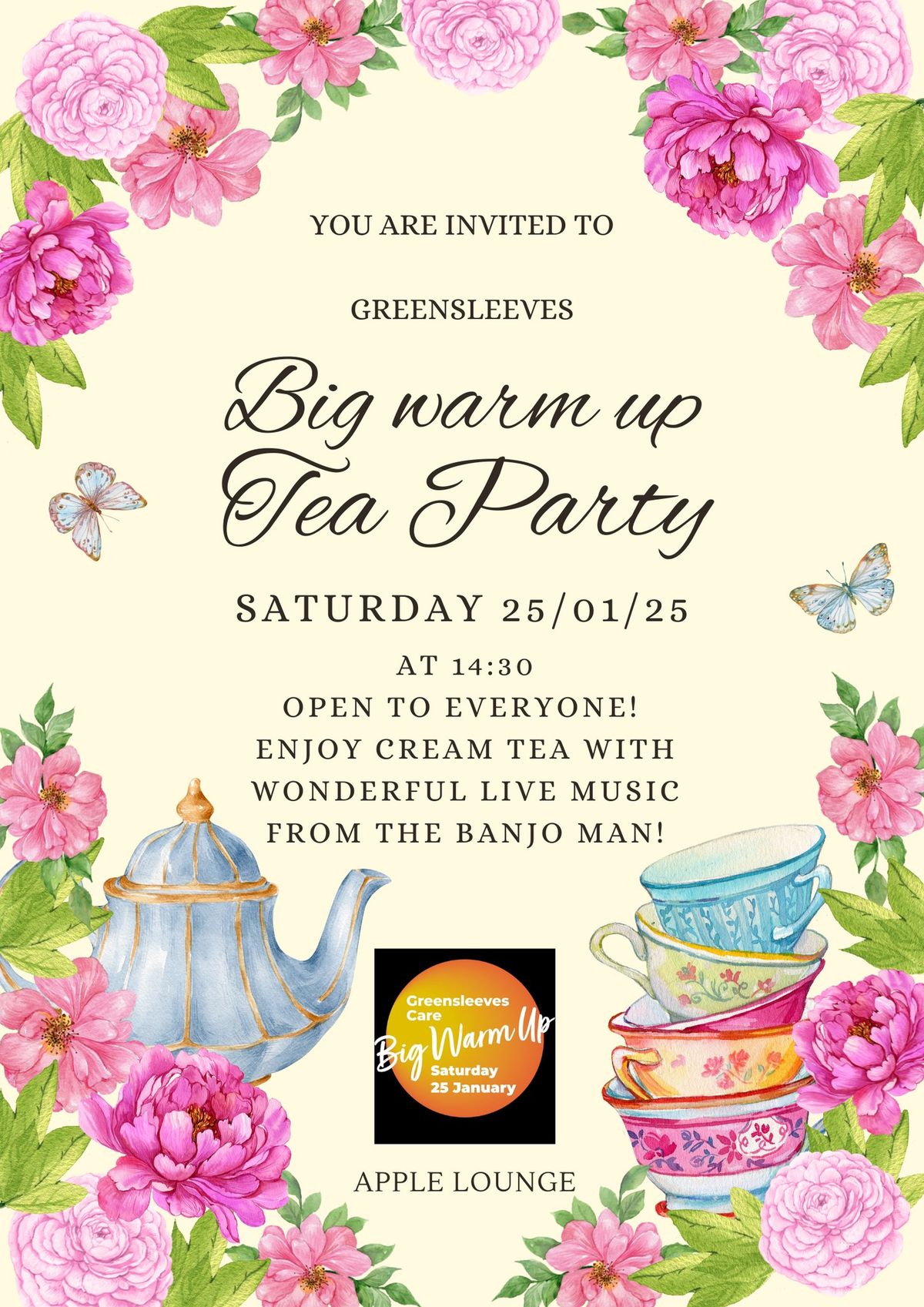 Big Warm Up Tea Party!